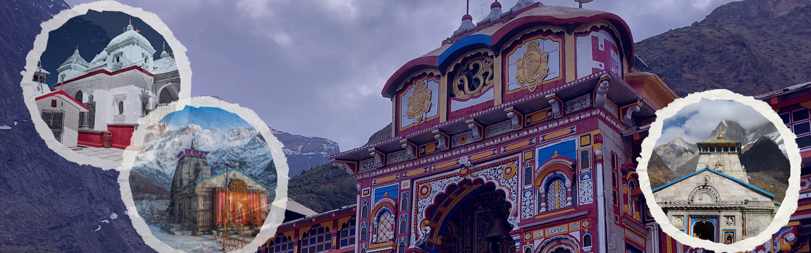 Gangotri Badrinath Kedarnath - Teen Dham Yatra Ex Haridwar Header