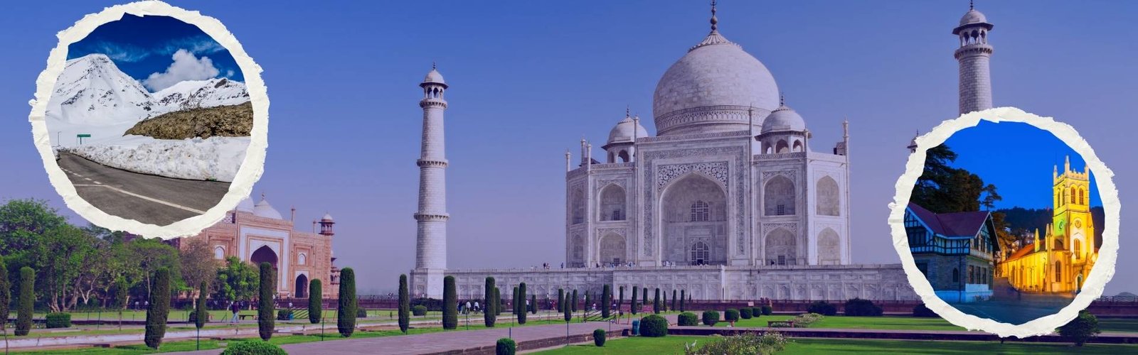 Taj Mahal With Himachal 8D-7N Header